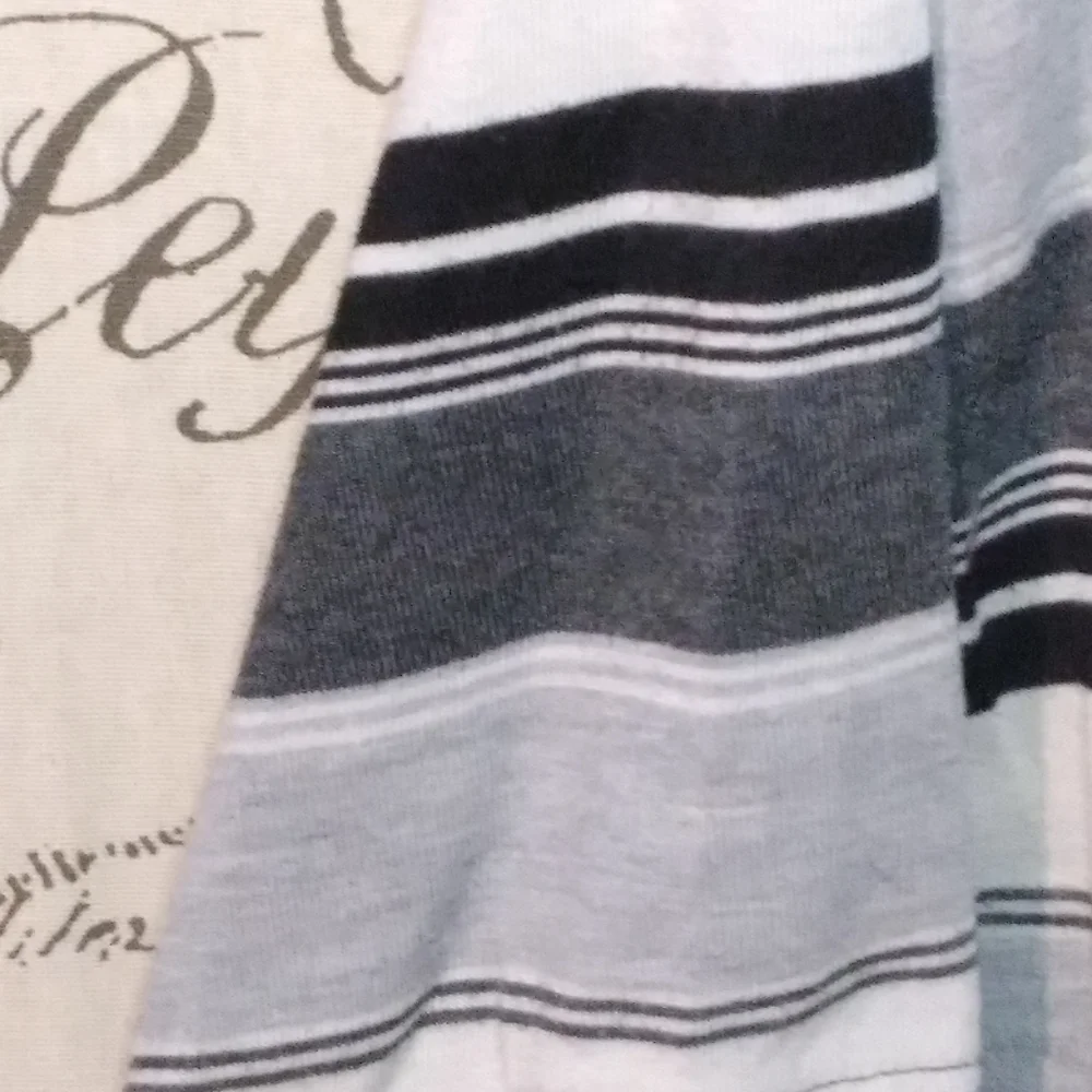 (#11) Men's Black and White Stripped Xtreme Gear Collar Shirt (Size 3XL) - Picture 9 of 12